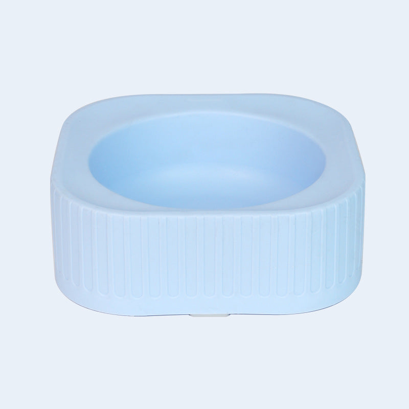 Plastic Pet Bowl for Small Dogs and Cats, Stackable Design