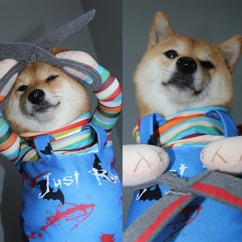 Dog Halloween Scissor Hands Costume For Funny Photos