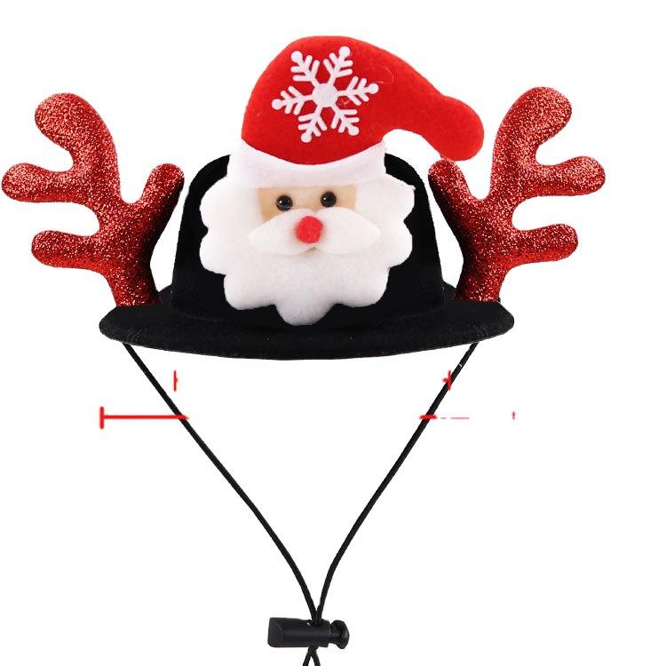 Dog Christmas Reindeer Hat for Holiday Pet Photos
