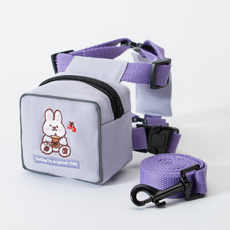 Escape-Proof Cat Vest Harness With Leash And Pouch
