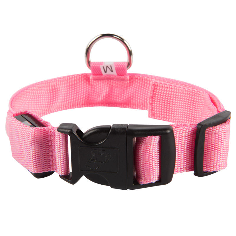 Rechargeable LED Pet Collar for Nighttime Visibility