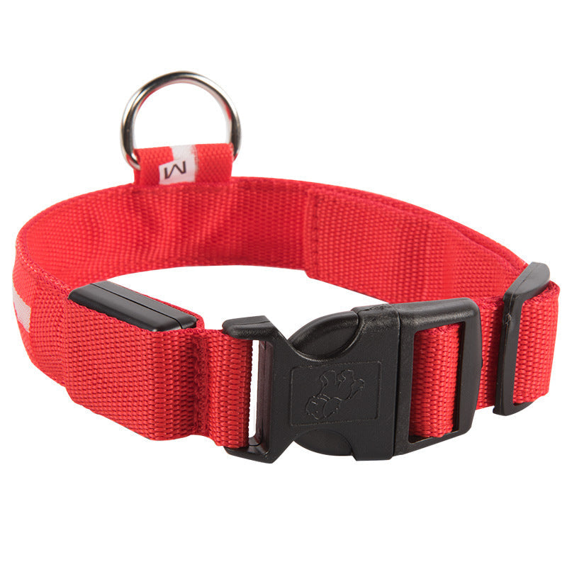 Rechargeable LED Pet Collar for Nighttime Visibility