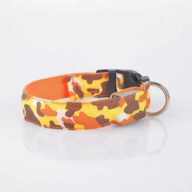 Rechargeable LED Pet Collar for Nighttime Visibility