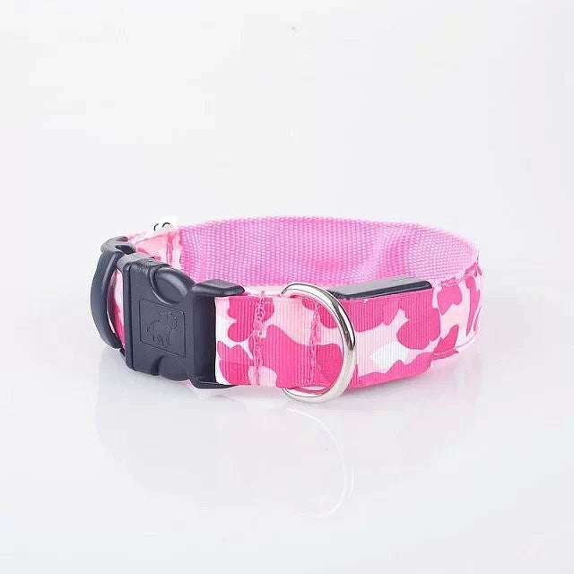 Rechargeable LED Pet Collar for Nighttime Visibility
