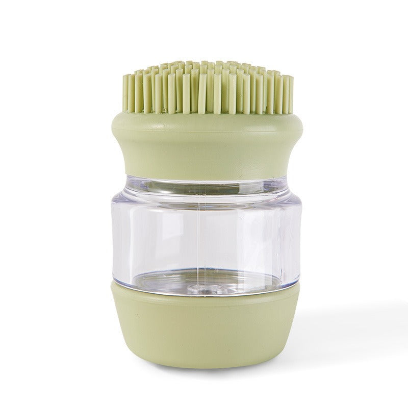 Pet Bath Brush With Shampoo Reservoir for Gentle Baths