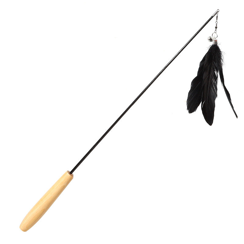 Interactive Cat Wand Toy for Indoor Exercise & Bonding