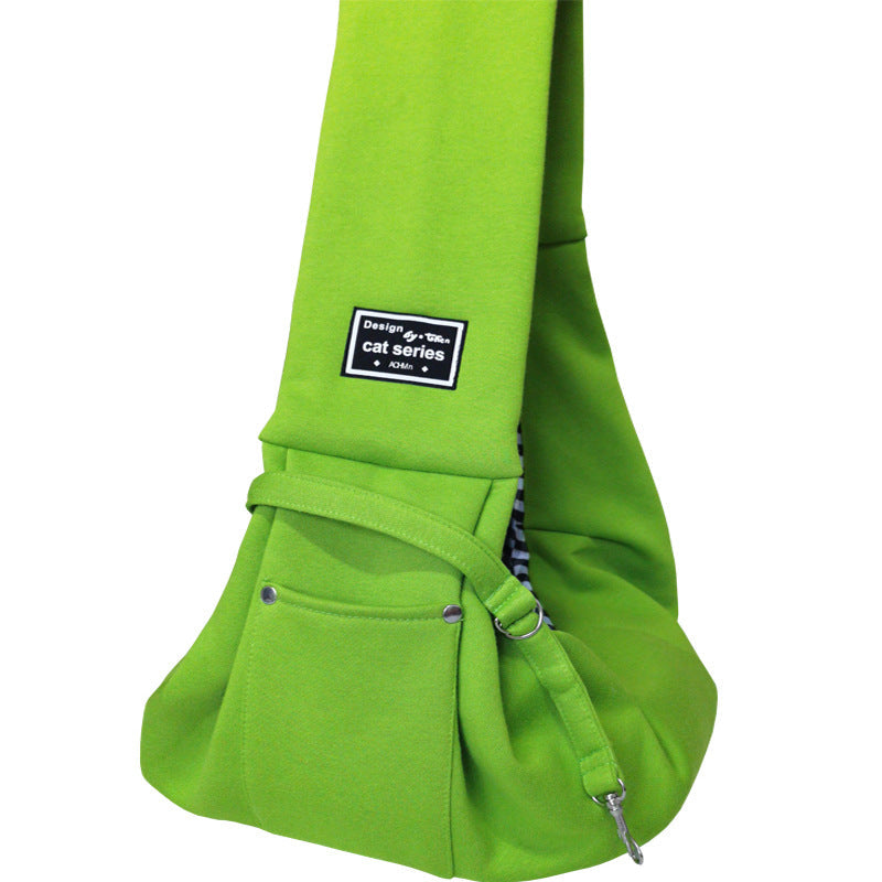 Small Pet Shoulder Carrier Bag for Hands-Free Walks