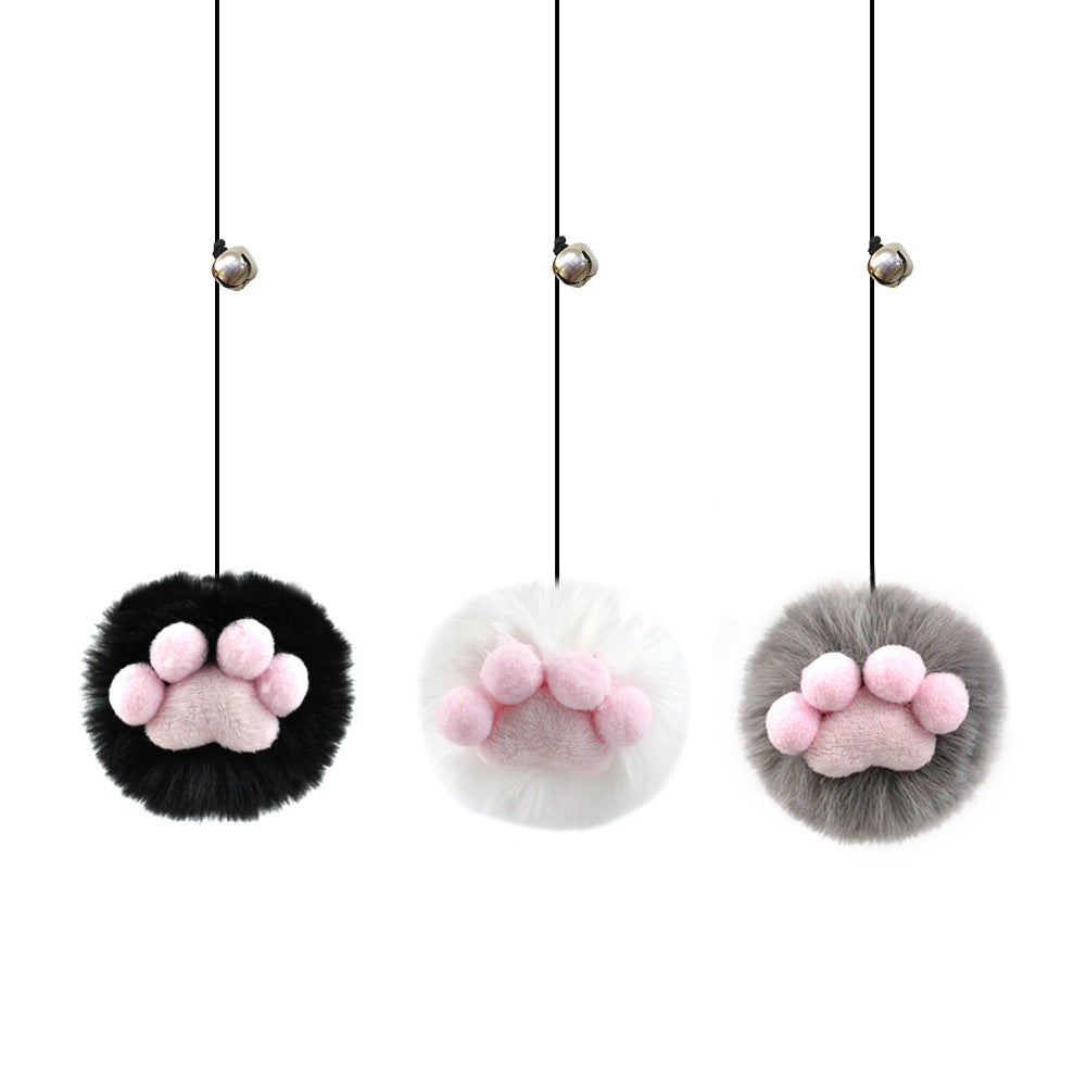 Adjustable Cat Door Toy for Hands-Free Indoor Play