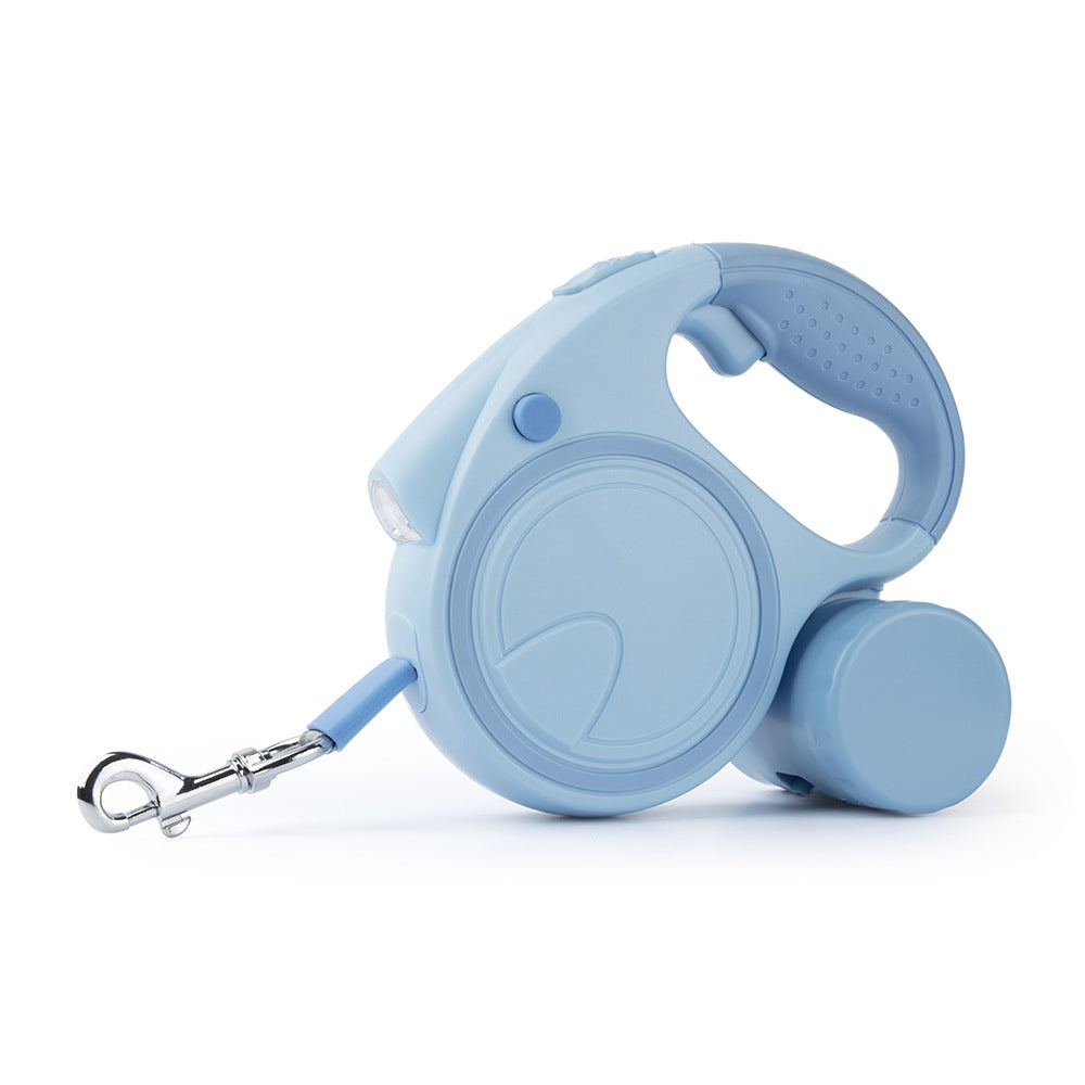 Retractable Dog Leash with Light for Night Walks