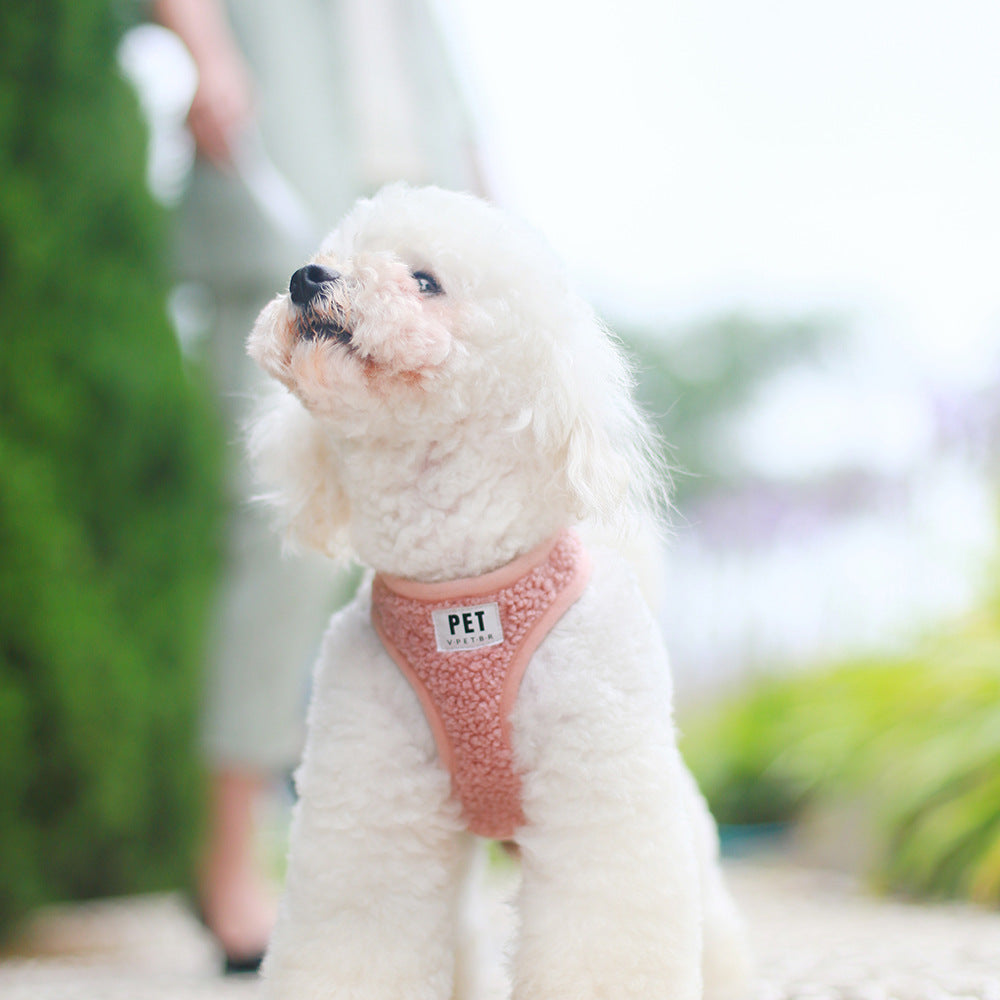 Small Dog Harness and Leash Set for Comfortable Walks