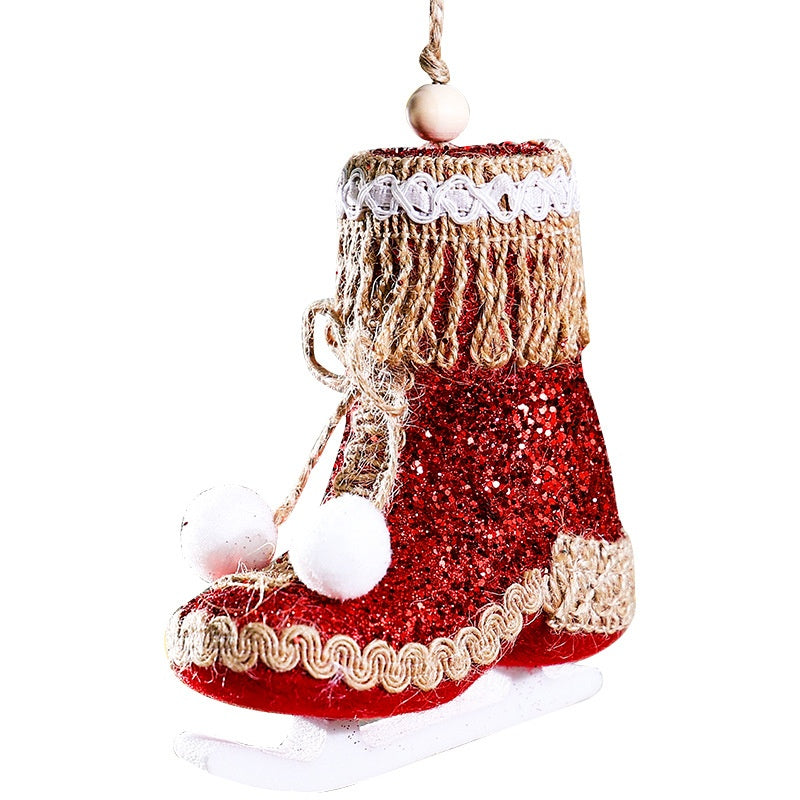 Pink Owl Christmas Tree Ornament With Festive Bell