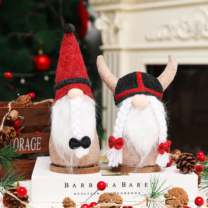 Pirate Viking Gnome Ornaments Festive Christmas Decor