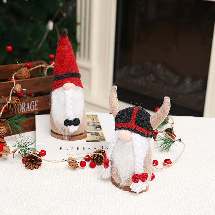 Pirate Viking Gnome Ornaments Festive Christmas Decor