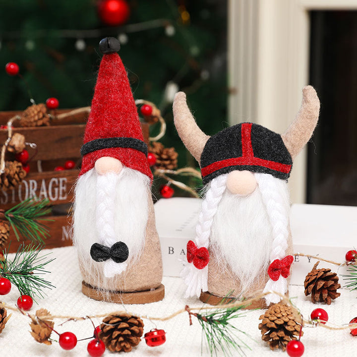 Pirate Viking Gnome Ornaments Festive Christmas Decor
