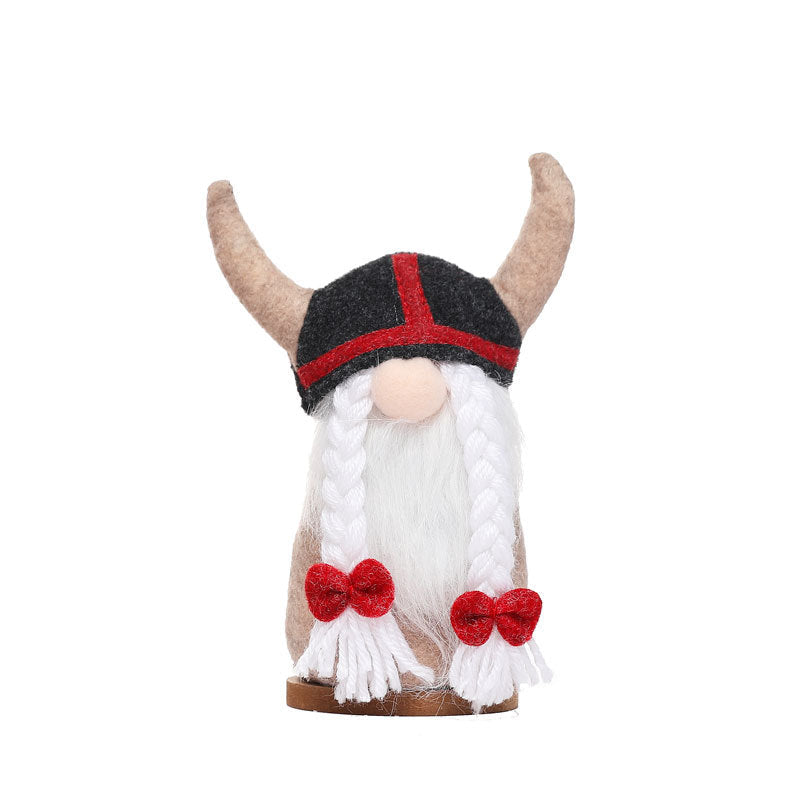 Pirate Viking Gnome Ornaments Festive Christmas Decor