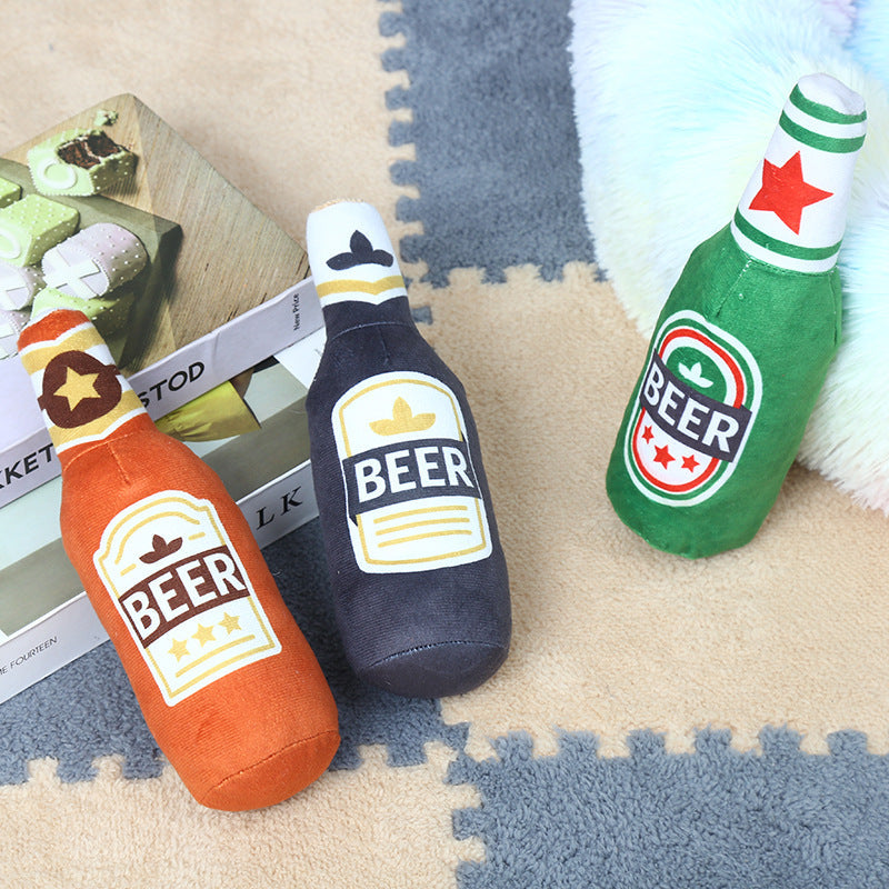 Plush Squeaky Dog Toy for Engaging Indoor Daily Play