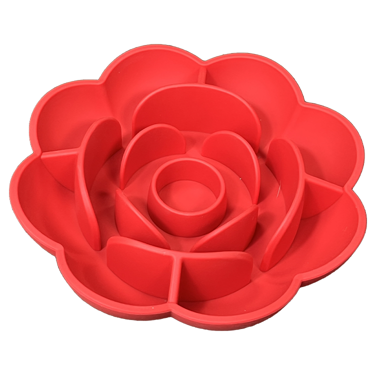 Portable Silicone Slow Feeder Dog Bowl for Travel Meals