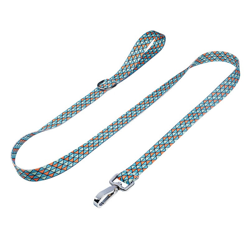 Personalized Printed Dog Collar With Engraved ID Plate