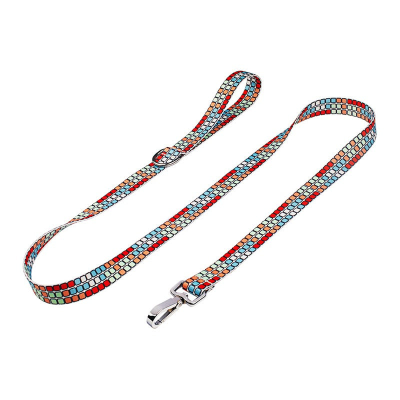 Personalized Printed Dog Collar With Engraved ID Plate