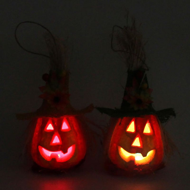 Pumpkin Night Light Decorations for Halloween Ambience