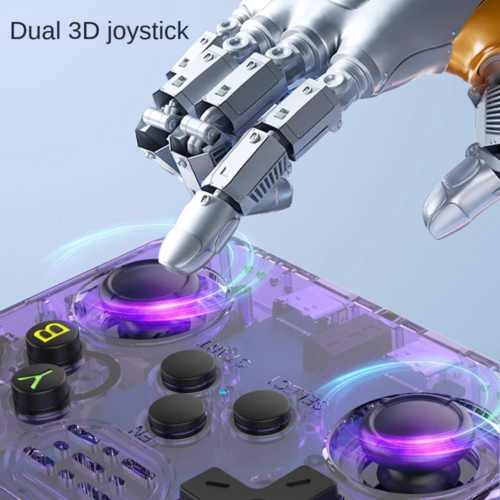 Retro Handheld Game Console with Dual 3D Joysticks