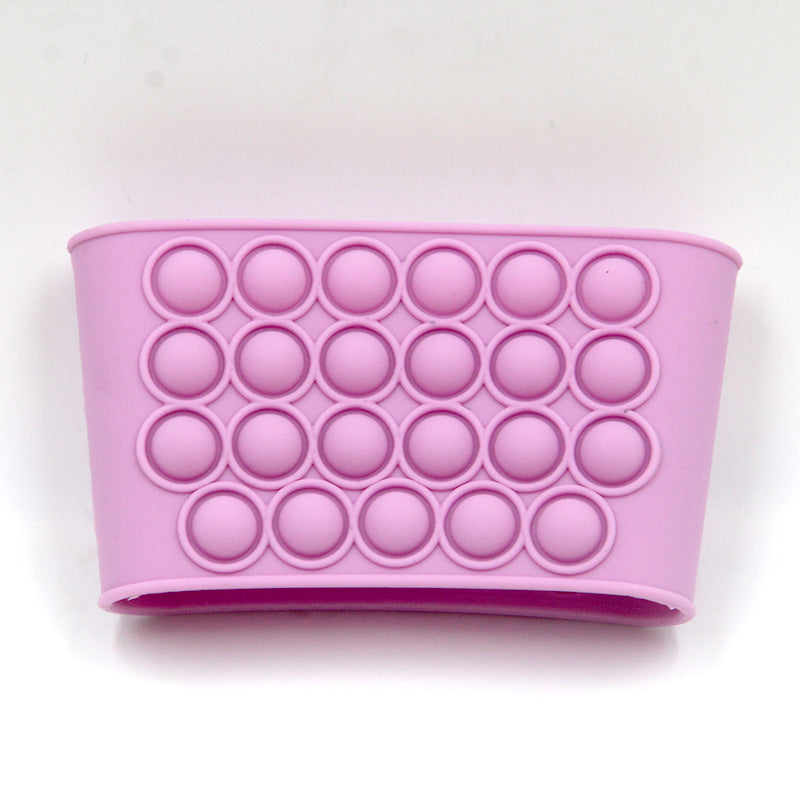 Silicone Bubble Cup Sleeve for Grip & Heat Comfort
