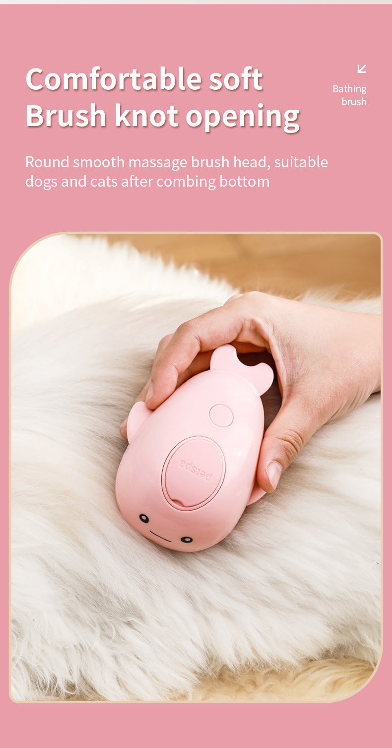 Rechargeable Spray Pet Brush for Easy Cat Grooming