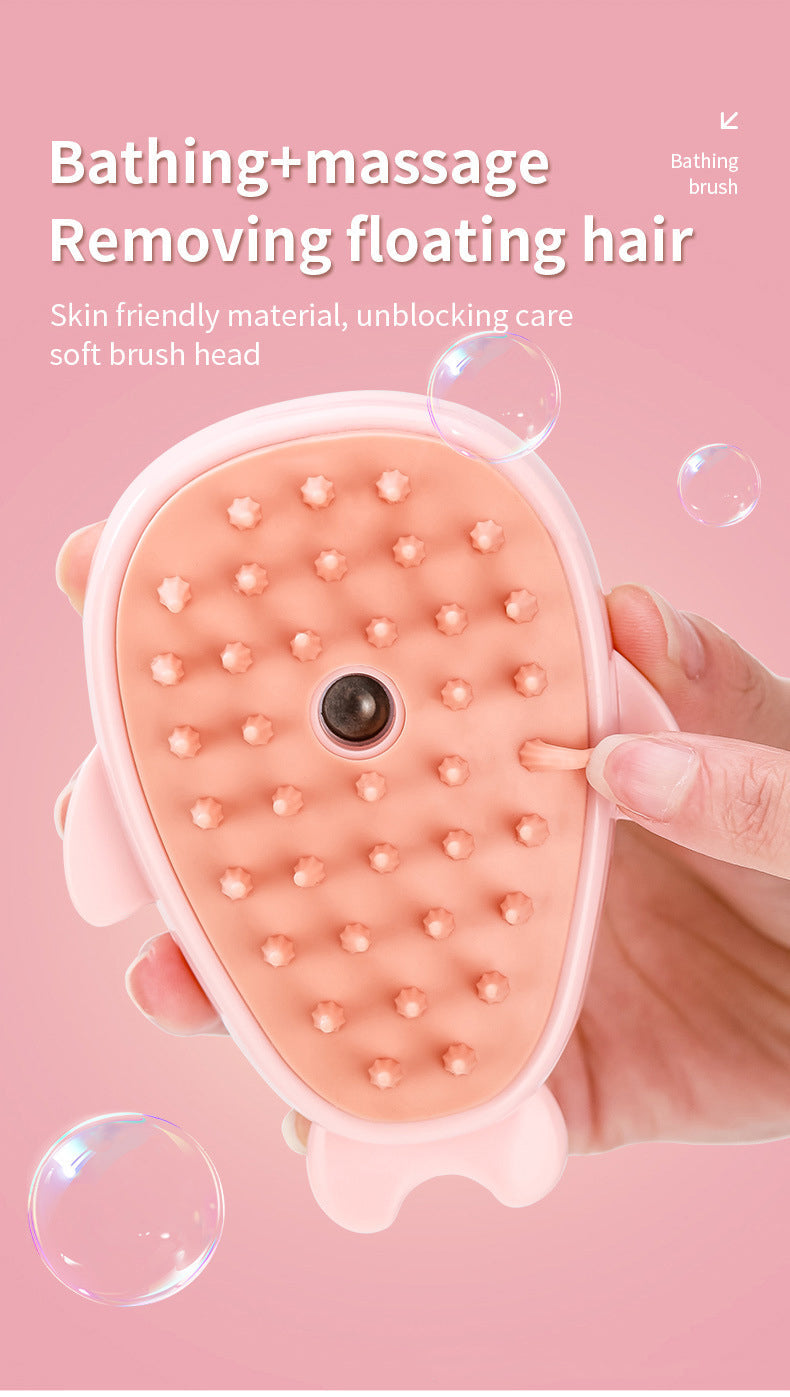 Rechargeable Spray Pet Brush for Easy Cat Grooming