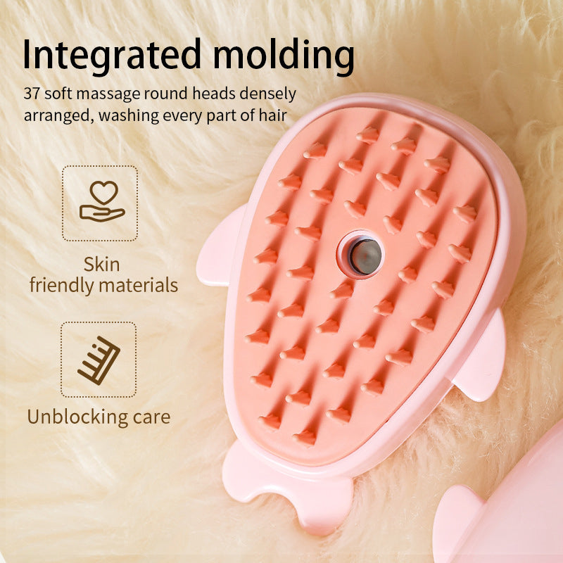 Rechargeable Spray Pet Brush for Easy Cat Grooming
