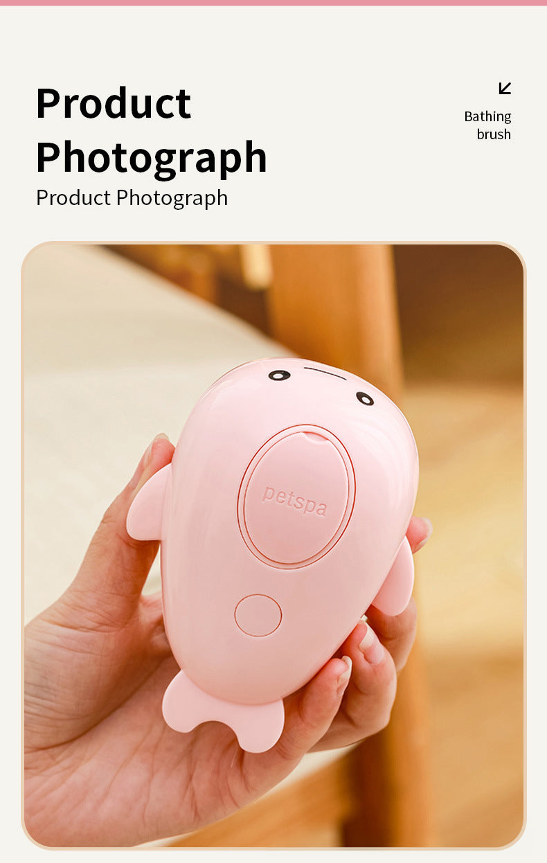 Rechargeable Spray Pet Brush for Easy Cat Grooming