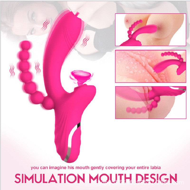 3-in-1 Rose Vibrator for Customizable Stimulation