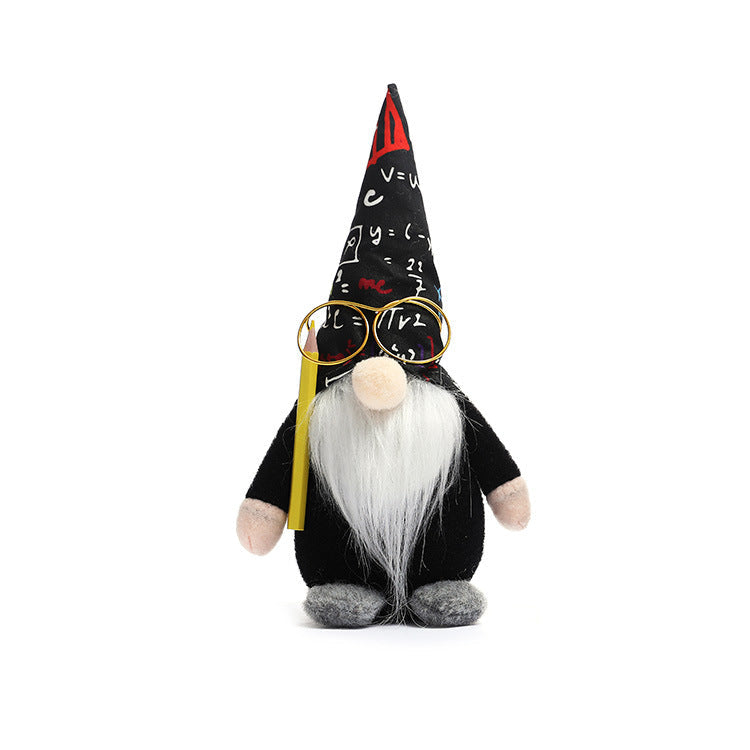 School Gnome Doll Set for Classroom Desk Decorations