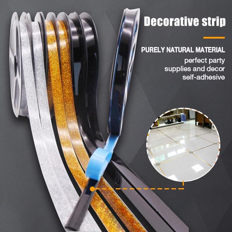 Self-Adhesive Tile Edge Strip for Clean, Polished Finishes