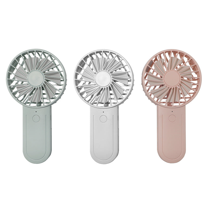 Mini Handheld Fan: 3 Speeds, Clip-On and USB Rechargeable