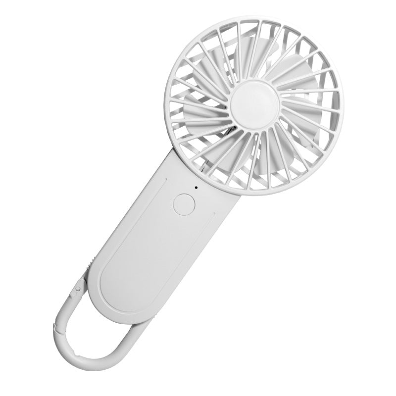 Mini Handheld Fan: 3 Speeds, Clip-On and USB Rechargeable
