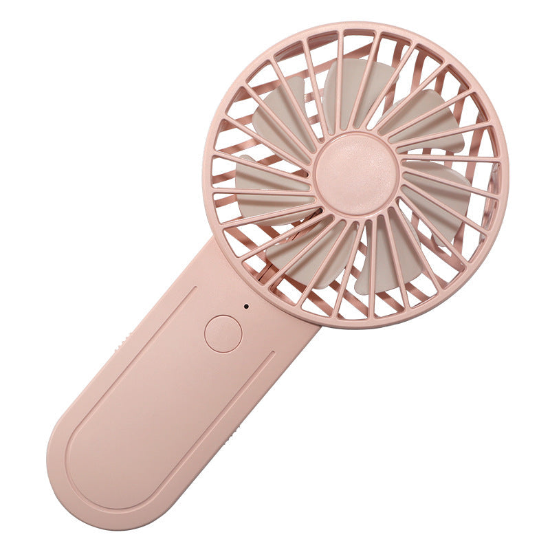 Mini Handheld Fan: 3 Speeds, Clip-On and USB Rechargeable