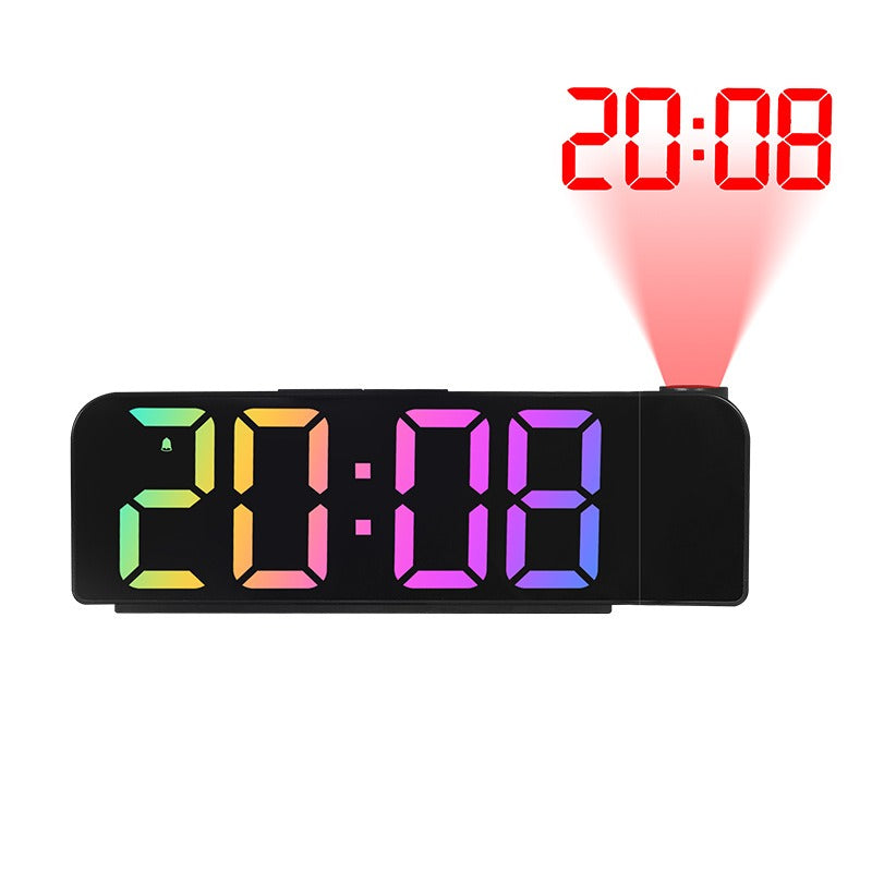 Projection Alarm Clock with Large Easy-Read LED Display