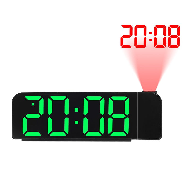 Projection Alarm Clock with Large Easy-Read LED Display
