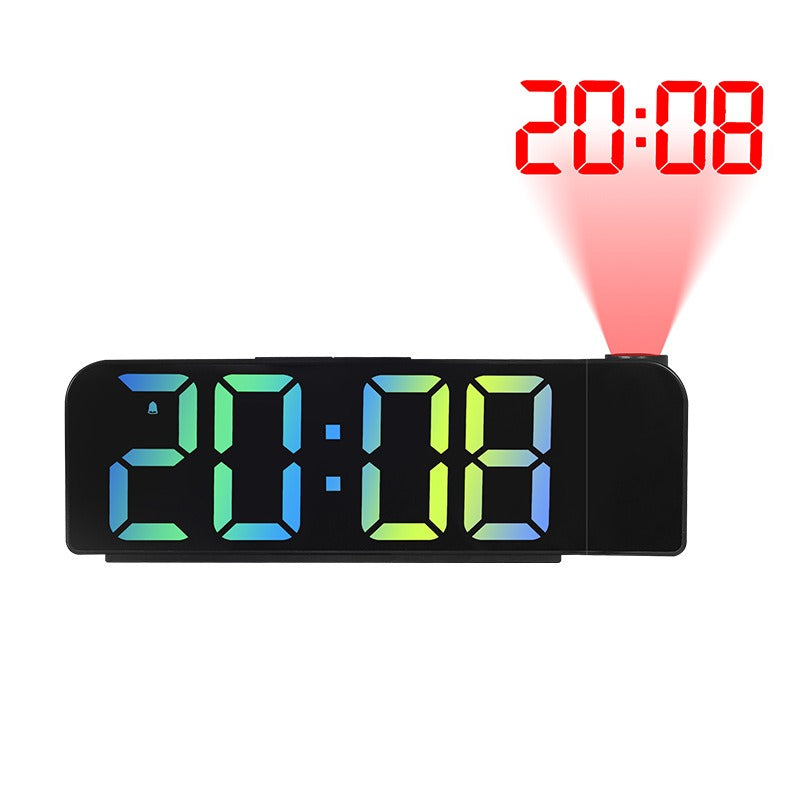 Projection Alarm Clock with Large Easy-Read LED Display