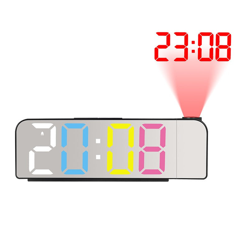 Projection Alarm Clock with Large Easy-Read LED Display