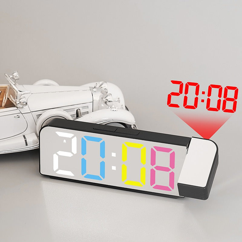 Projection Alarm Clock with Large Easy-Read LED Display