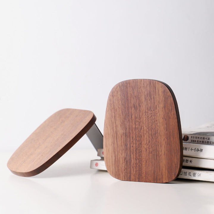 Solid Wood Bookends for Neat, Stylish Bookshelf Storage