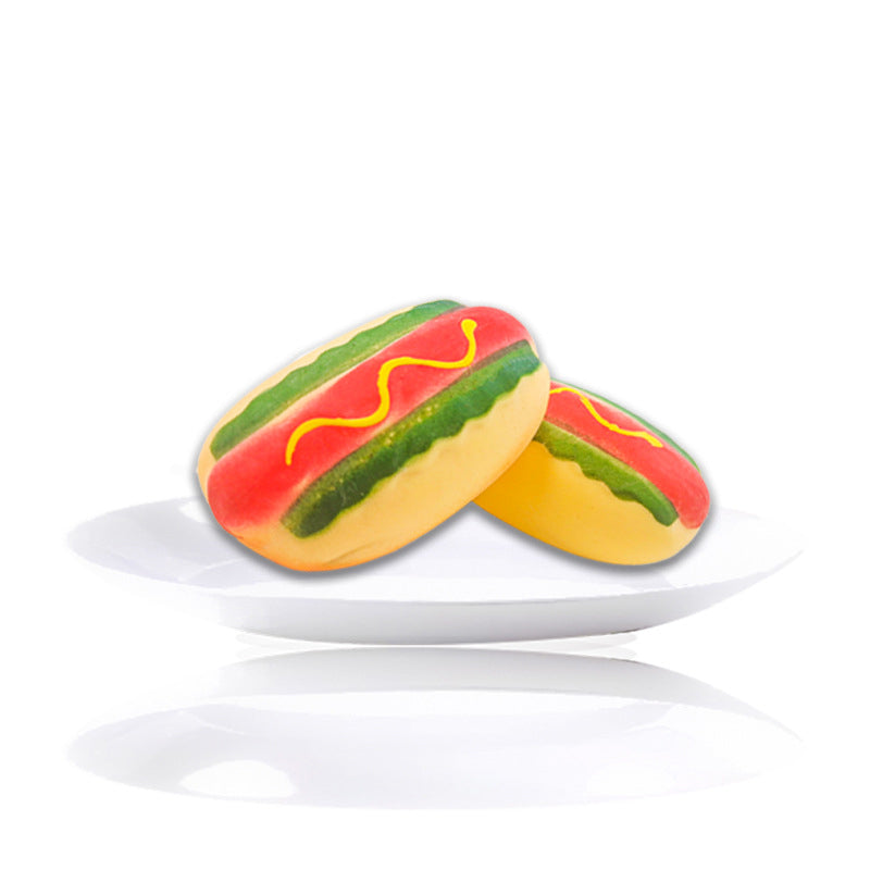 Slow-Rebound Hot Dog Fidget Toy for Tactile Play