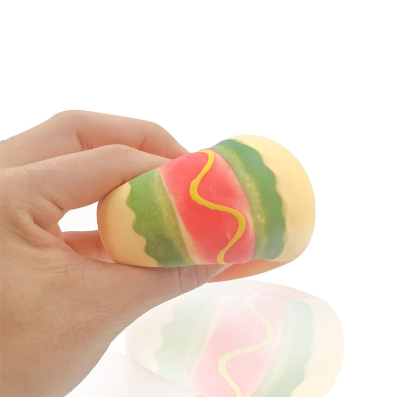 Slow-Rebound Hot Dog Fidget Toy for Tactile Play