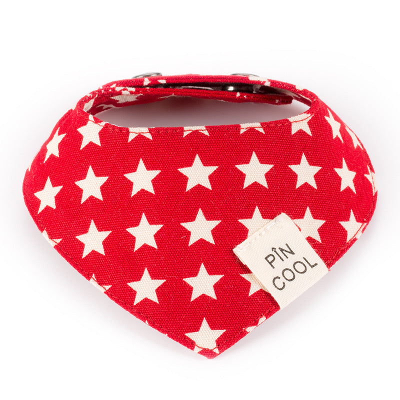 Small Dog Bib Set for Neater Mealtimes and Walks