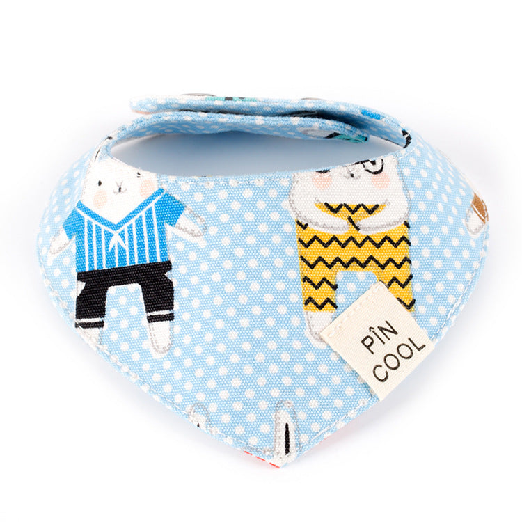 Dog Drool Bib Triangle Scarf for Small Dogs | Cute
