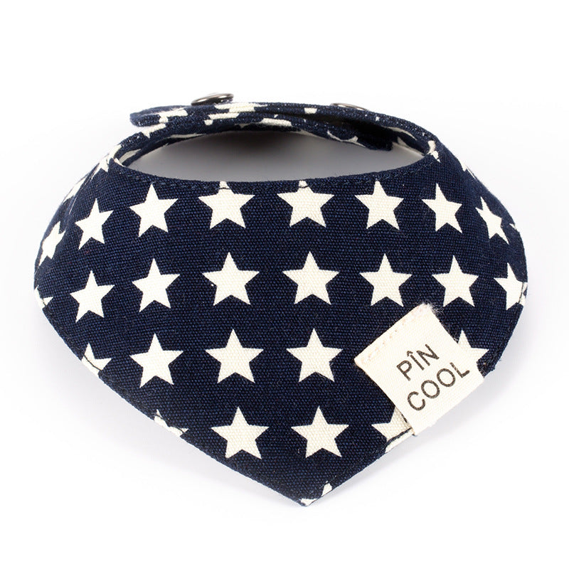 Small Dog Bib Set for Neater Mealtimes and Walks
