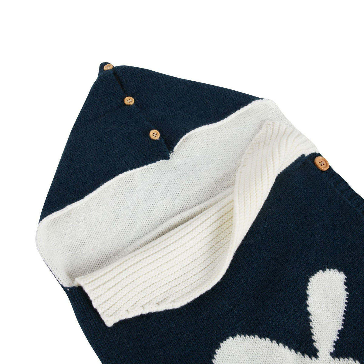 Knitted Baby Sleeping Bag for Warm Stroller Walks