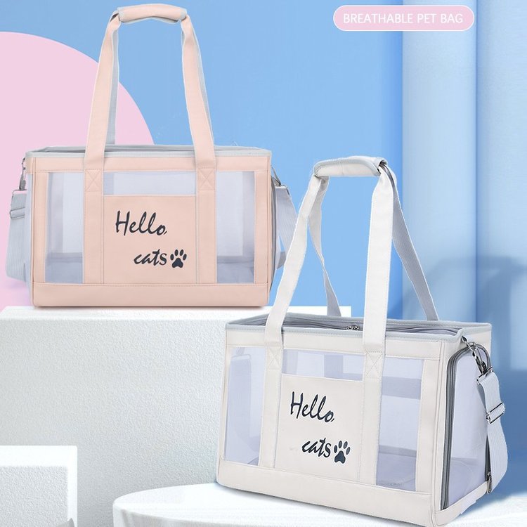 Pet Carrier Bag: Breathable Hands-Free Small Dog Travel