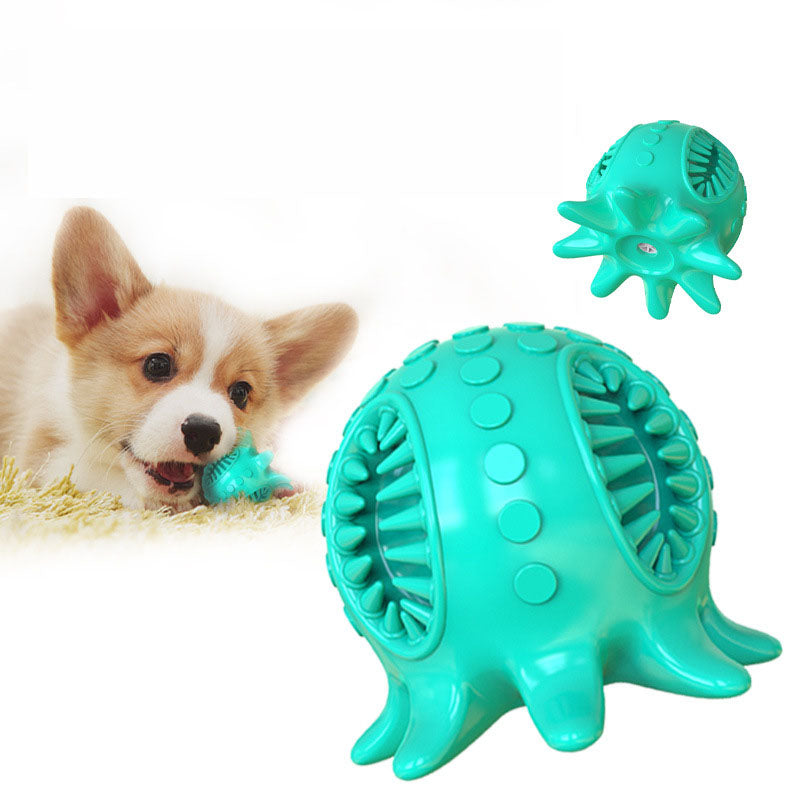 Octopus Dog Dental Chew Toy for Cleaner Teeth & Gums